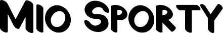 Mio Sporty Font