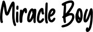 Miracle Boy Font