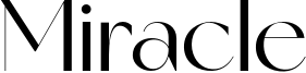 Miracle Personal use.otf
