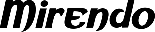 Mirendo Font