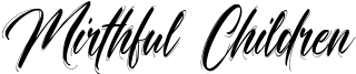 Mirthful Children Font