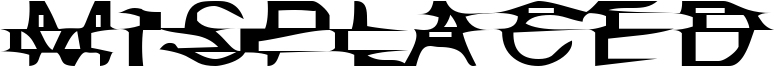 Misplaced Font