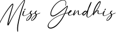 Miss Gendhis Font