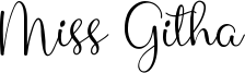 Miss Githa Font