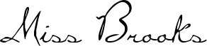 Miss Brooks Font