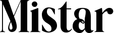 Mistar Font