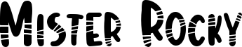 Mister Rocky Font