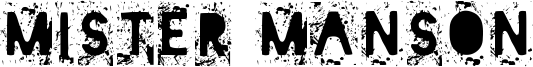 Mister Manson Font