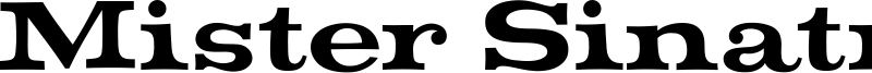 Mister Sinatra Font