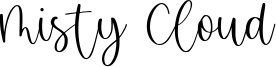 Misty Cloud Font