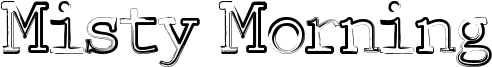 Misty Morning Font