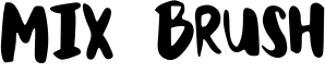 Mix Brush Font
