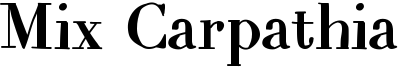 Mix Carpathia Font