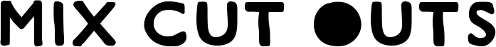 Mix Cut Outs Font
