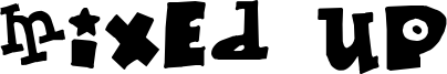 Mixed Up Font