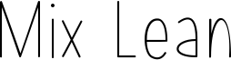 Mix Lean Font