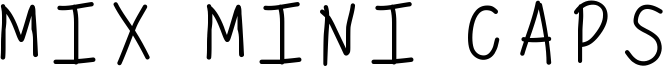 Mix Mini Caps Font