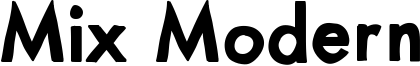 Mix Modern Font