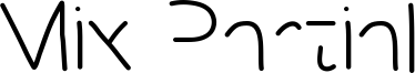 Mix Partial Font