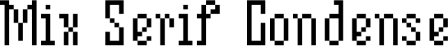 Mix Serif Condense Font