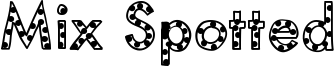 Mix Spotted Font