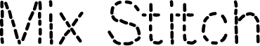 Mix Stitch Font