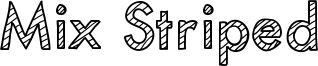 Mix Striped Font