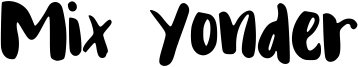 Mix Yonder Font