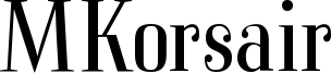MKorsair Font