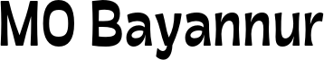 MO Bayannur Font