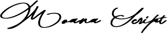 Moana Script Font