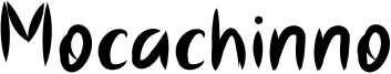 Mocachinno Font