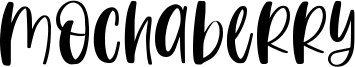 Mochaberry Font