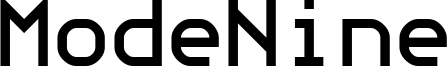ModeNine Font