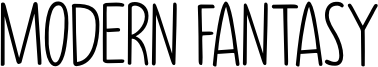 Modern Fantasy Font