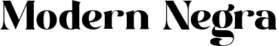 Modern Negra Font