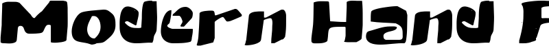 Modern Hand Fraktur Font