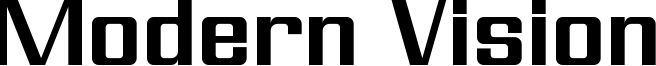 Modern Vision Font