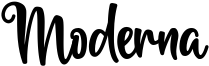 Moderna Font