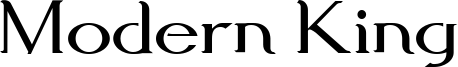 Modern King Font