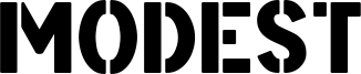 Modest Font