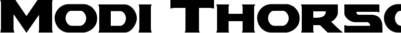 Modi Thorson Font