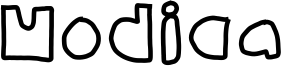 Modica Font