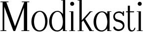 Modikasti Font