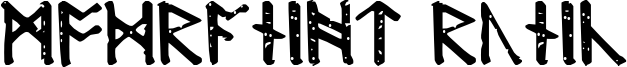 Modraniht Runic Font