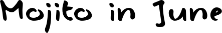 Mojito in June Font