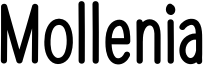 Mollenia Font