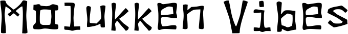 Molukken Vibes Font
