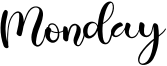 Monday Font