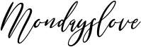 Mondayslove Font